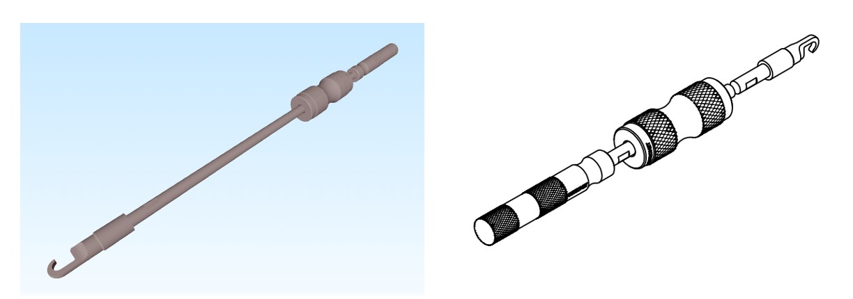 ТМ OSTEOMET Інерційний екстрактор для видалення інтрамедулярних стрижнів
